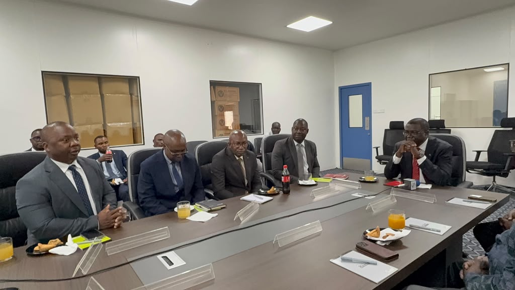 Officials seated during the Ministry of Health visit to Medizam Healthcare